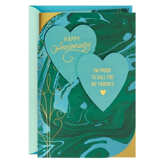 Hallmark Anniversary Card (Proud to Call You My Parents)