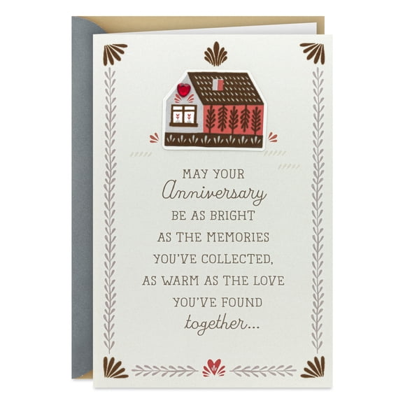 Hallmark Anniversary Card for Couple (Bright, Warm and Wonderful)