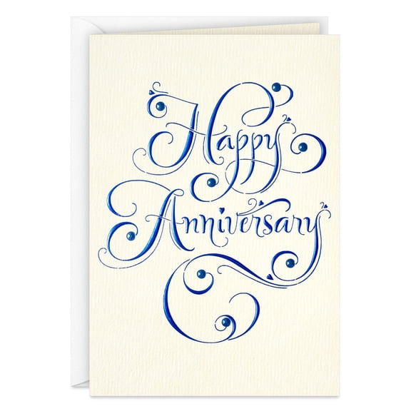 Hallmark Anniversary Card (Here's to This Year and More to Come)