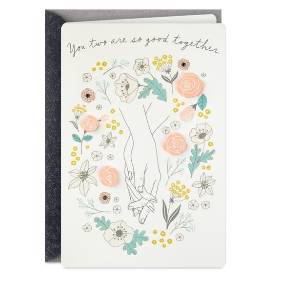 Hallmark Anniversary Card for Couple (Hand In Hand)