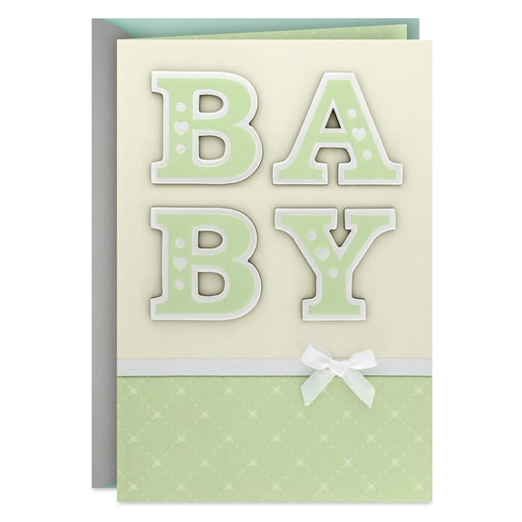 Hallmark New Baby Card (A Whole New World of Joy)