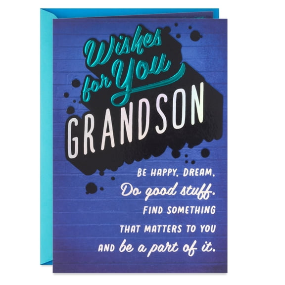 Hallmark Birthday Card for Grandson (Never Forget How Loved You Are)