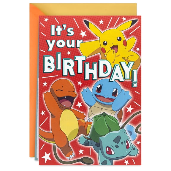 Hallmark Pokmon Pop-Up Birthday Card for Kids (Catch All the Fun You Can)