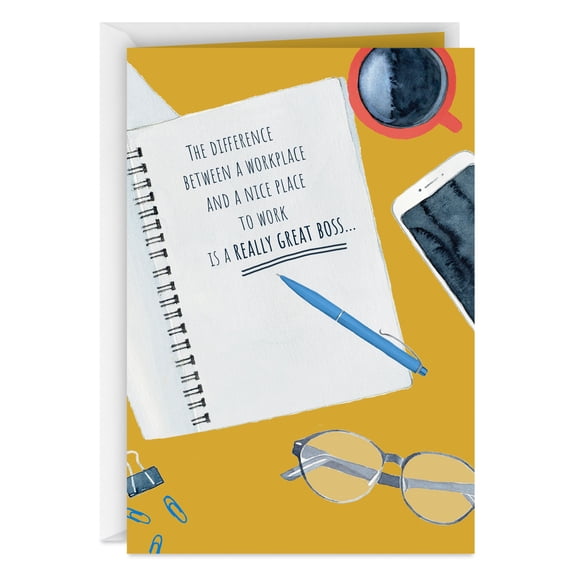 Hallmark Boss's Day Card (A Great Boss Like You), 1 Count