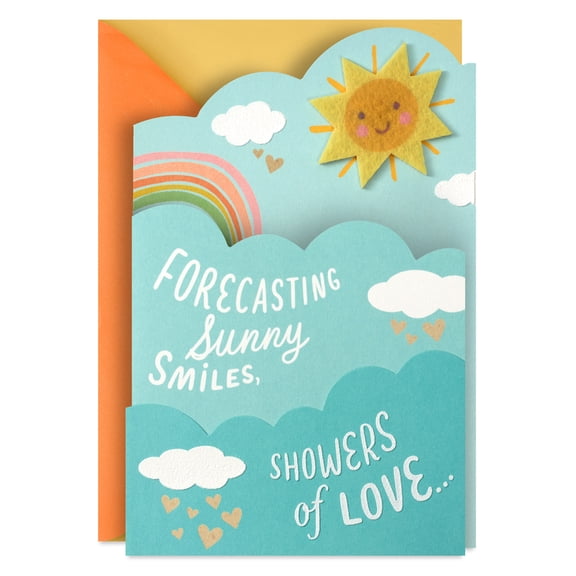 Hallmark Baby Shower Card (Forecasting Sunny Smiles and Showers of Love)