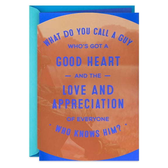 Hallmark Birthday Card for Him (Lucky to Call You Family)
