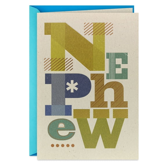 Hallmark Birthday Card for Nephew (A Guy With a Good Heart)