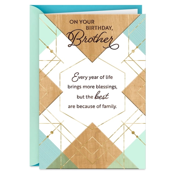 Hallmark Birthday Card for Brother (All The Memories We've Shared)