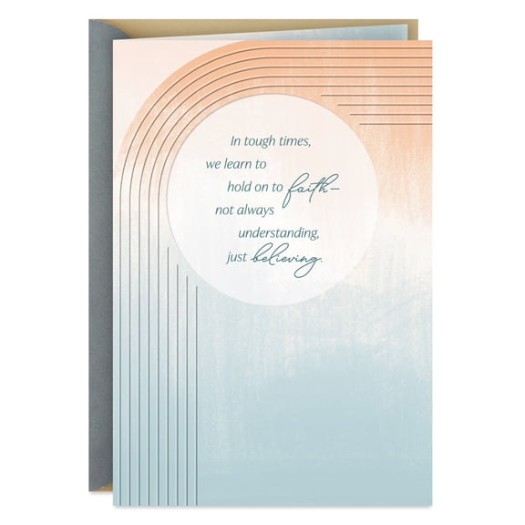 Hallmark Encouragement Card (Hold on to Faith)