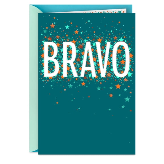 Hallmark Congratulations Card (Bold Bravo)
