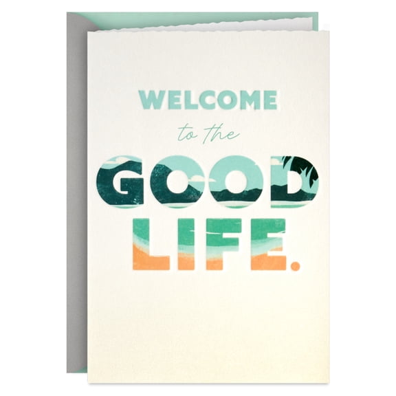 Hallmark Retirement Card (Welcome to the Good Life)