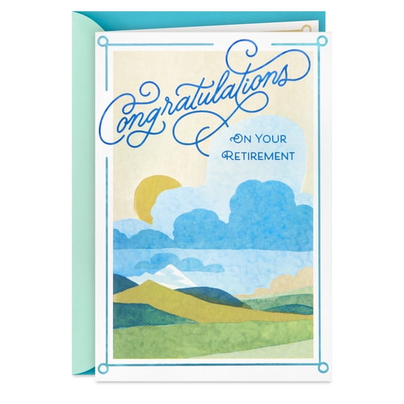 Hallmark Retirement Card (Unfolding Possibilities)