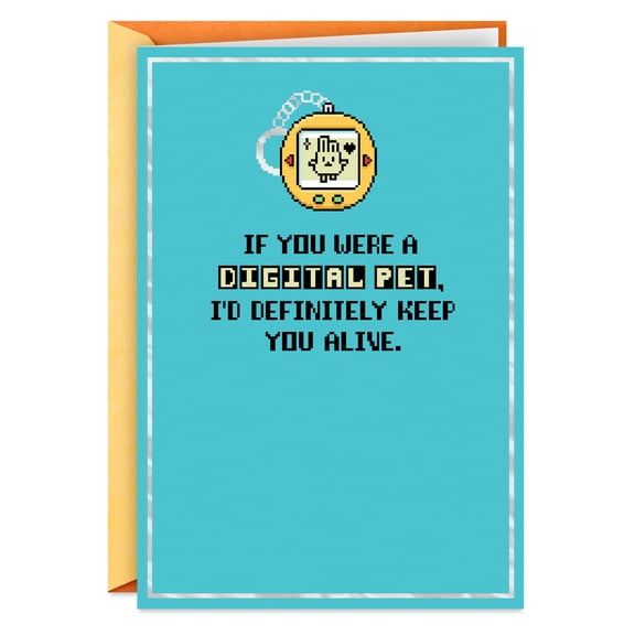 Hallmark Shoebox Funny Friendship Card (Retro Digital Pet)