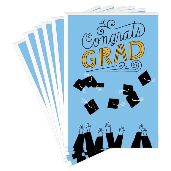 Hallmark Graduation Cards (Celebrate Success), Pack of 6