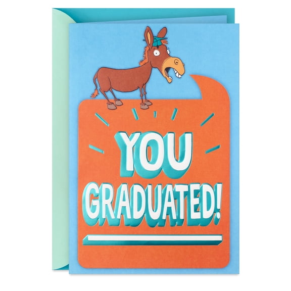 Hallmark Funny Pop-Up Graduation Card (Big-Ass Celebration)