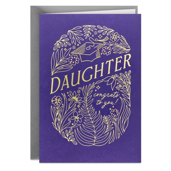 Hallmark Graduation Card for Daughter (Proud and Truly Blessed)