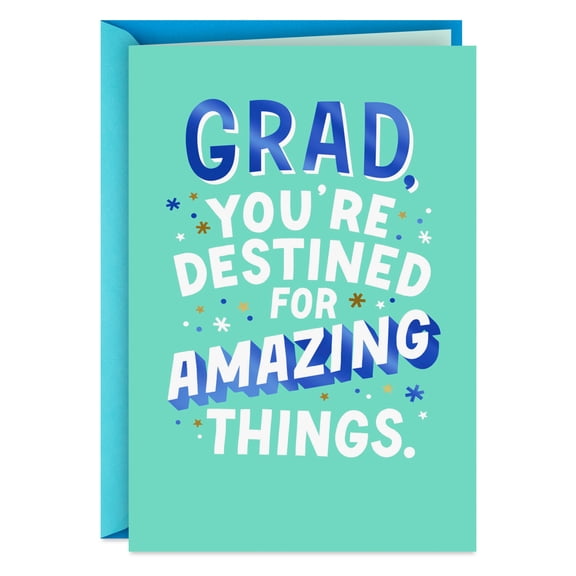 Hallmark Graduation Card (You're Destined for Amazing Things)