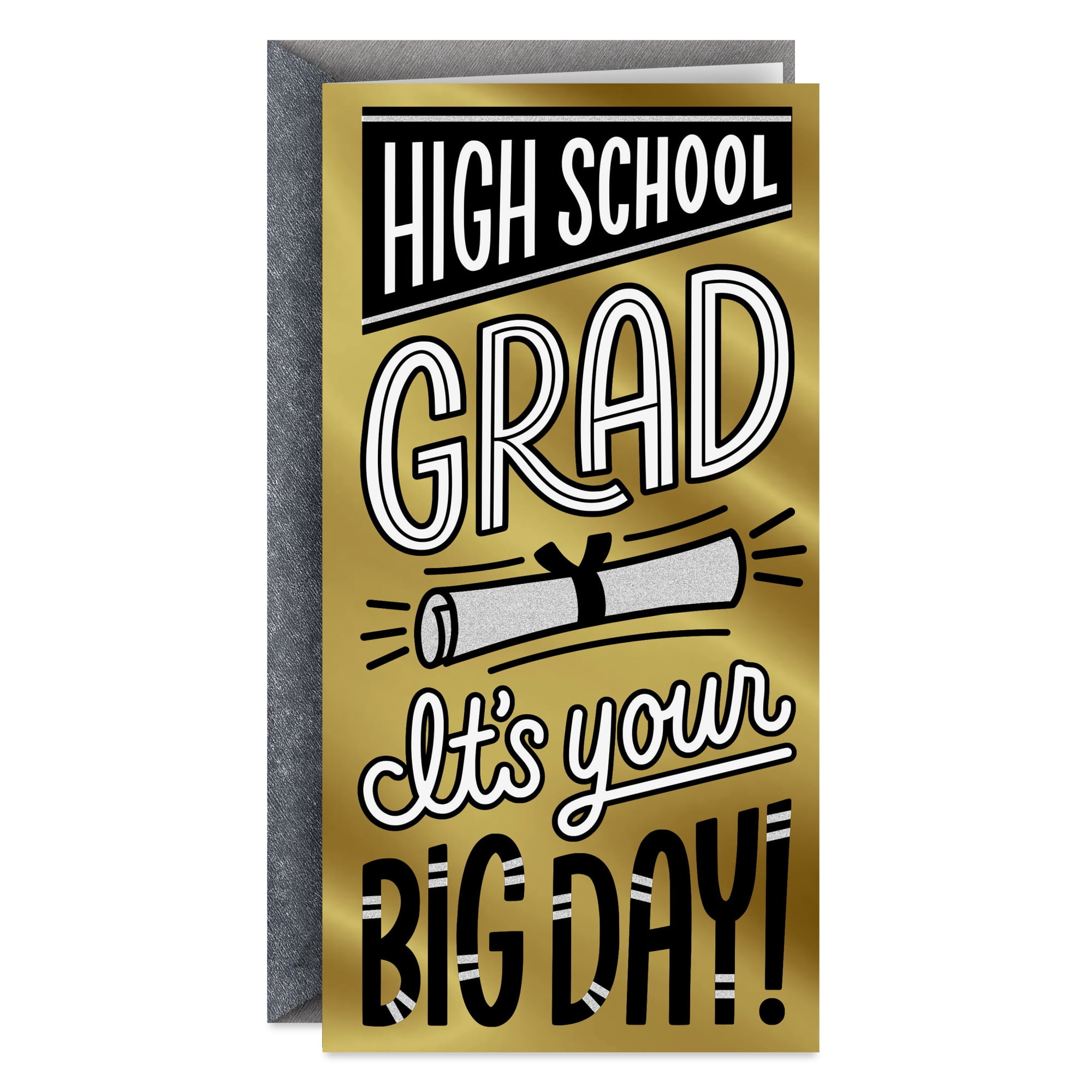 Hallmark Money Holder High School Graduation Card (It's Your Big Day ...