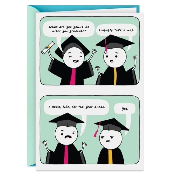 Hallmark Shoebox Funny Graduation Card (Take a Nap)
