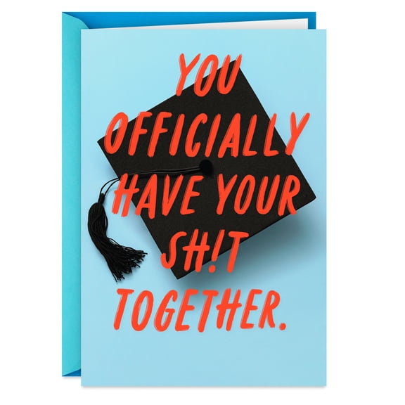 Hallmark Shoebox Funny Graduation Card (You Officially Have Your Shit Together)