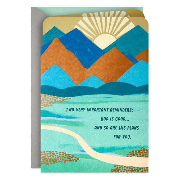 DaySpring Religious Encouragement Card (Be Assured of God's Love)