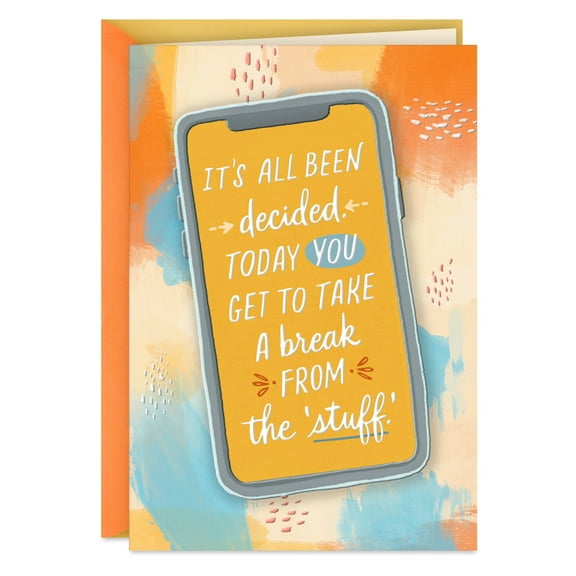 DaySpring Religious Encouragement Card (Take a Break)