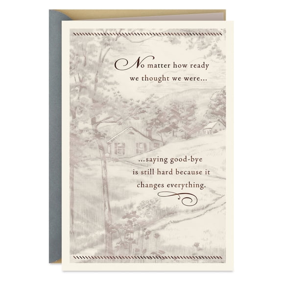 Hallmark Sympathy Card (Life Will Figure Itself Out)