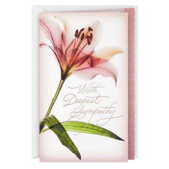 Hallmark Sympathy Card (Loving Thoughts Surround You)