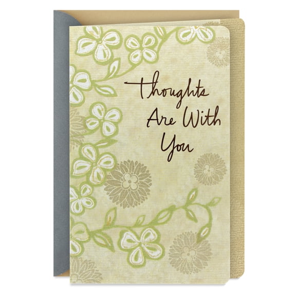 Hallmark Sympathy Card (Comforting Thoughts Are With You)