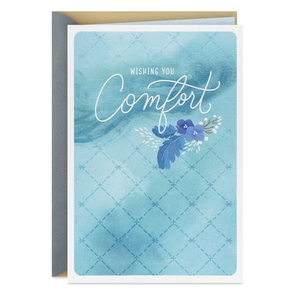 Hallmark Sympathy Card (Wishing You Comfort and Warm Memories)