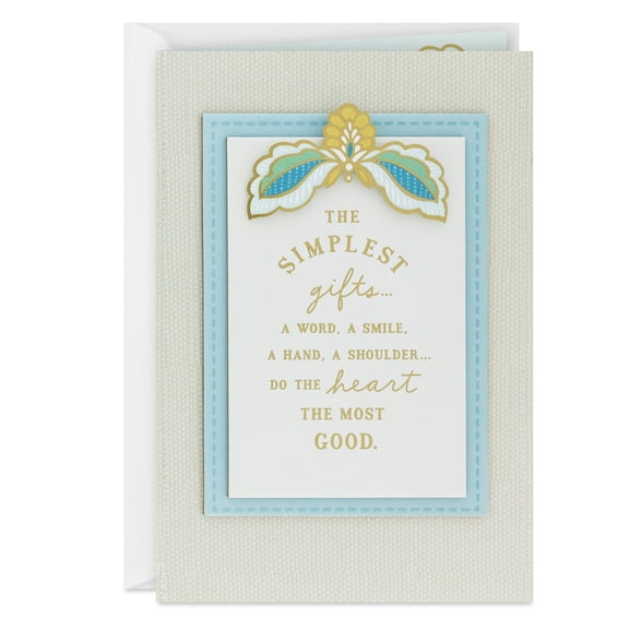 Hallmark Thank You Card (Your Help and Kindness Make a Difference)
