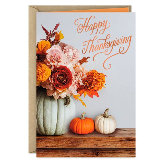Hallmark Thanksgiving Card (Company and Warmth of Home)