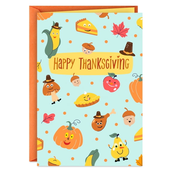 Hallmark Thanksgiving Card for Kids (Extra Happy, Extra Fun)