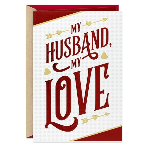 Hallmark Valentine's Day Card for Husband (So Lucky to Love You)