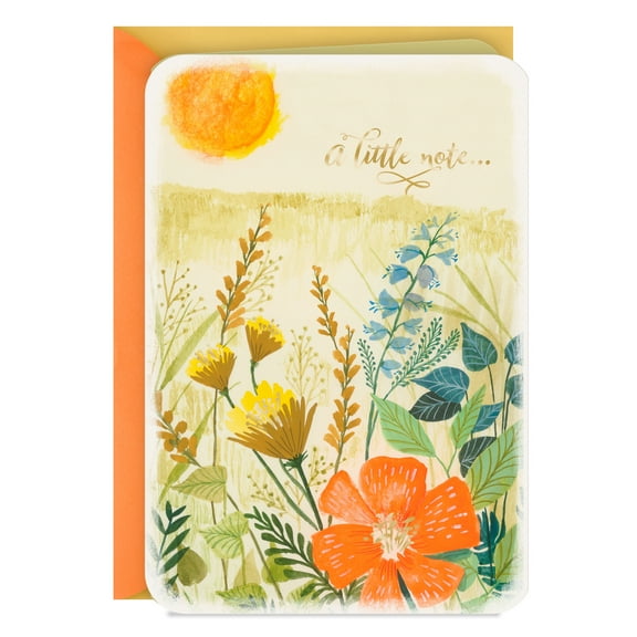 Hallmark Just Because Thank You Card (Sunny Wildflowers)