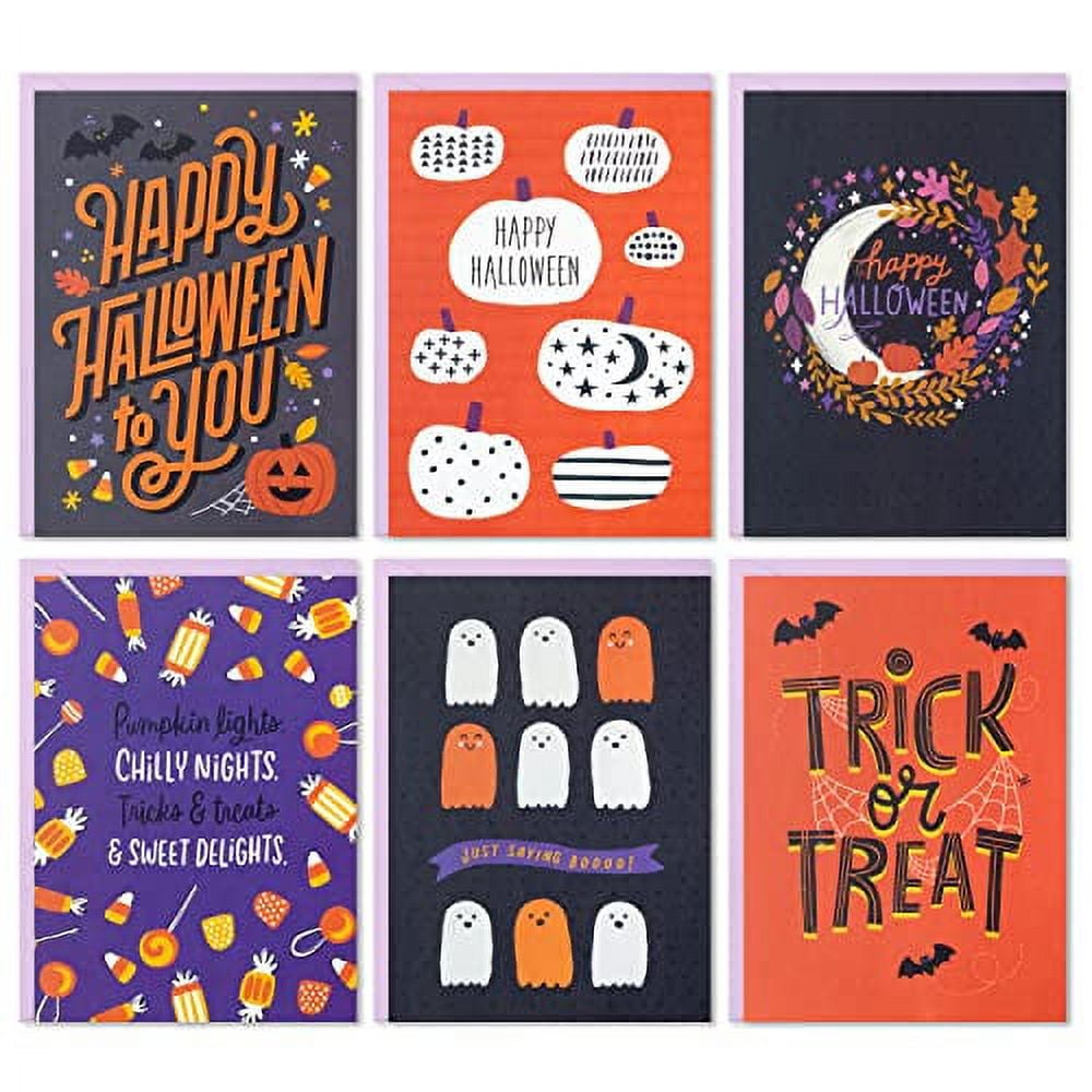 Hallmark Halloween Cards Assortment, Tricks and Treats (36 Cards with