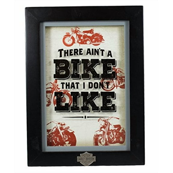 Hallmark Harley Davidson "There Ain't A Bike That I Don't Like" Framed Sign