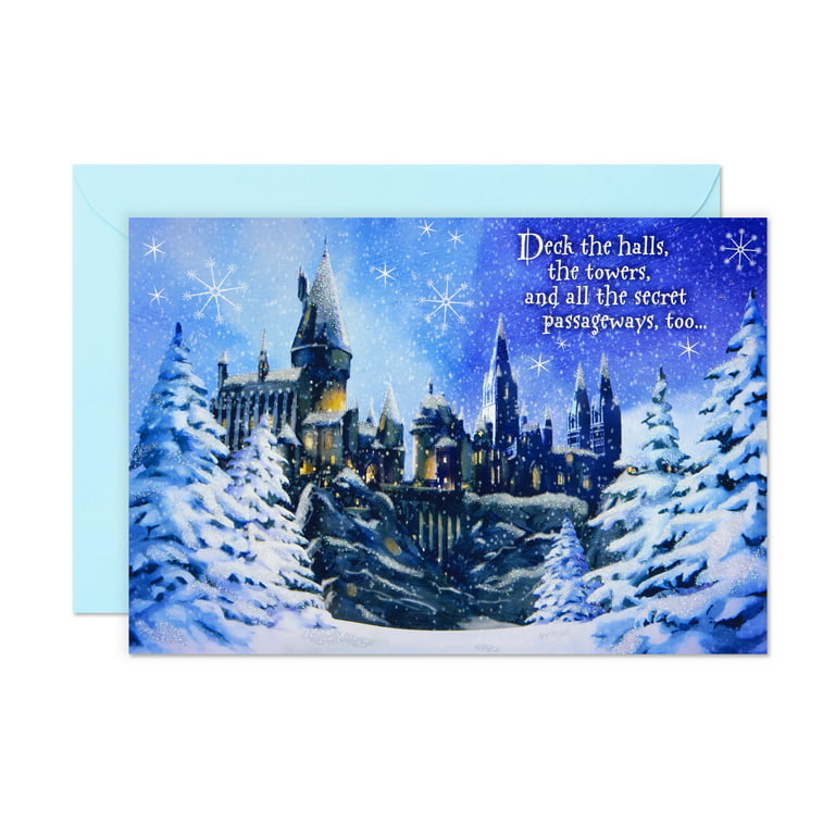 Hallmark Harry Potter Christmas Boxed Cards (16 Cards and 17 Envelopes)