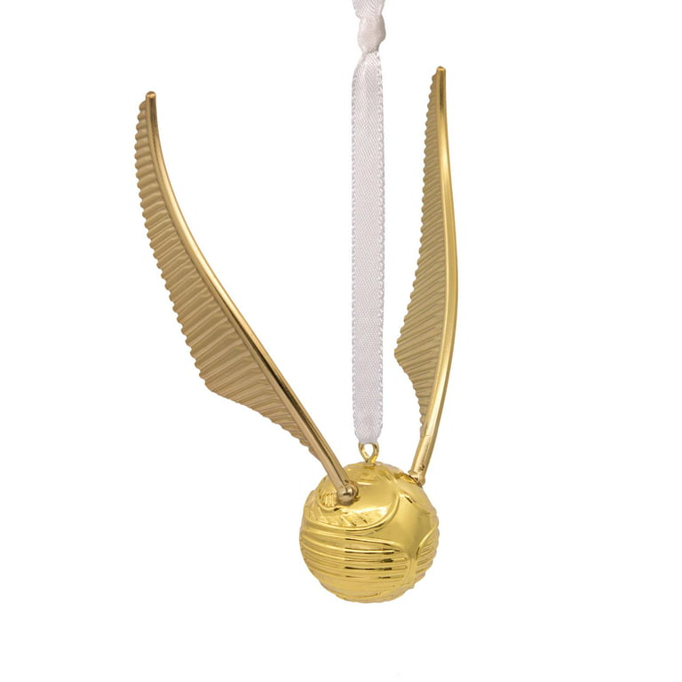 Hallmark Harry Potter Golden Snitch Metal Christmas Ornament 