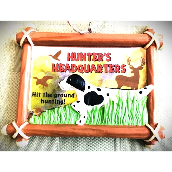 Hallmark Hunters Headquarters Ornament Hunting Dog Bird Deer