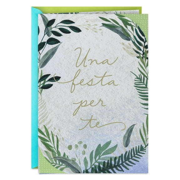 Hallmark Italian-Language Birthday Card (Celebrating You)