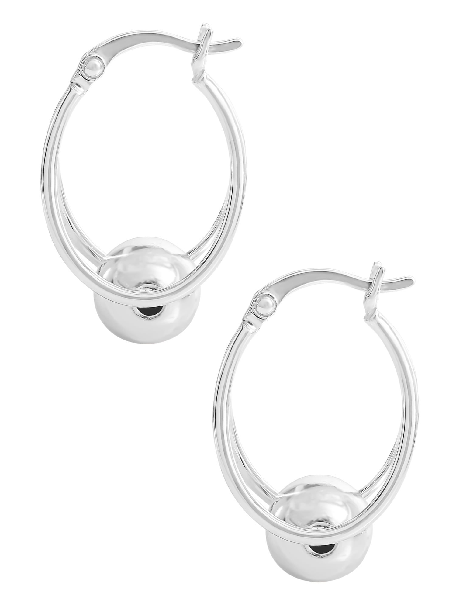 Hallmark Jewelry- Women's Sterling Silver Infinity CZ Pendant Necklace, 18” Chain