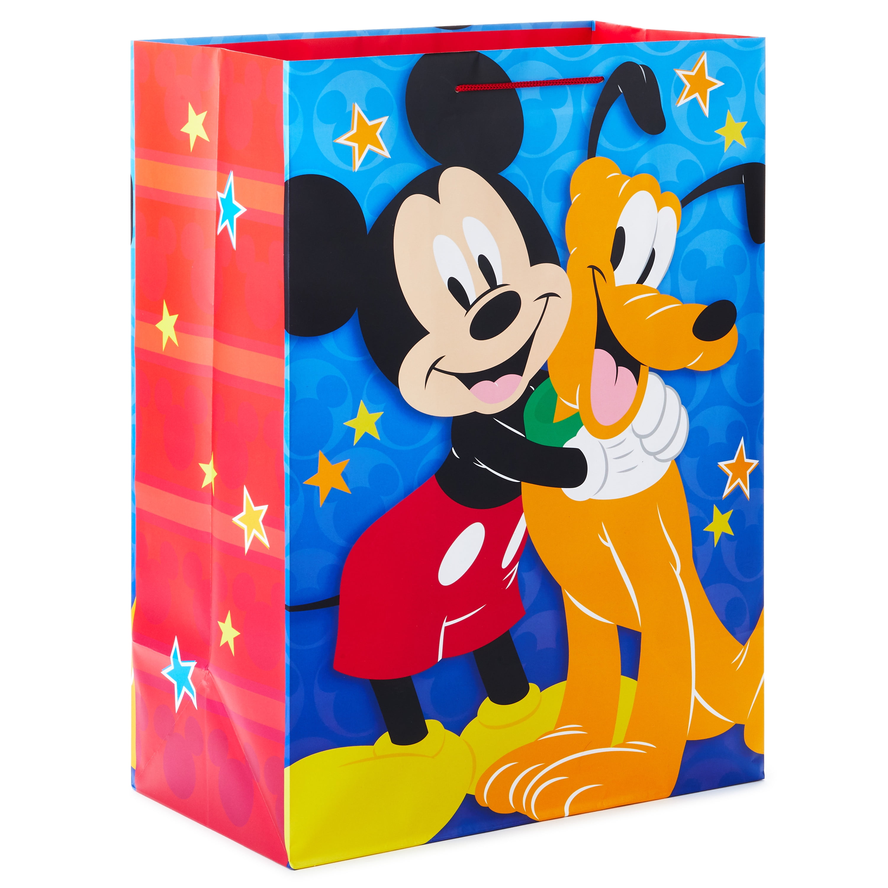 Hallmark Jumbo Gift Bag (Disney Mickey Mouse and Pluto on Blue