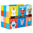 Hallmark Jumbo Multicolored Gift Bag (Happy Birthday Animals)