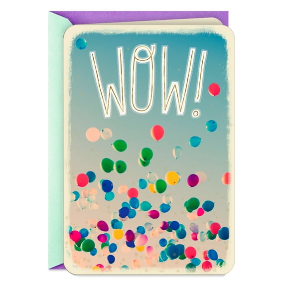 Hallmark Just Because Congratulations Card (Wow)