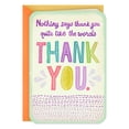 thumbnail image 1 of Hallmark Just Because Thank You Card (Colorful Letters Simply Said), 1 of 6