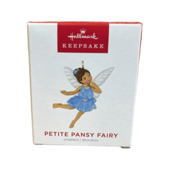 Hallmark Keepsake 1.125" Miniature Christmas Ornament 2023, Mini Petite Pansy Fairy