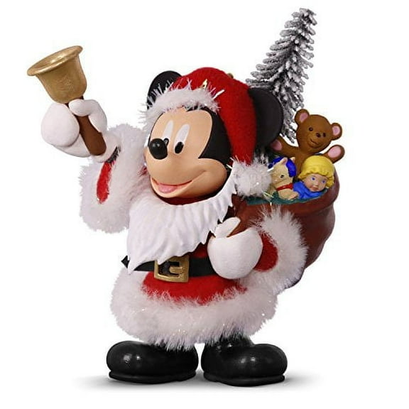 Hallmark Keepsake 2017 Disney Mickey Mouse Here Comes Santa! Christmas Ornament