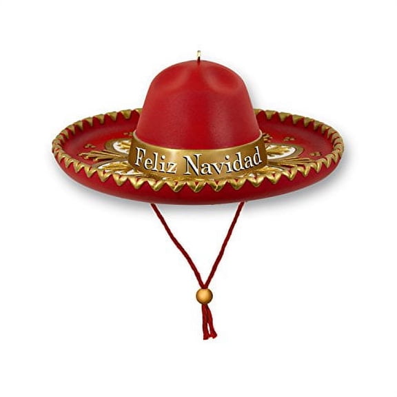 hallmark keepsake 2017 feliz navidad sombrero musical christmas ornament
