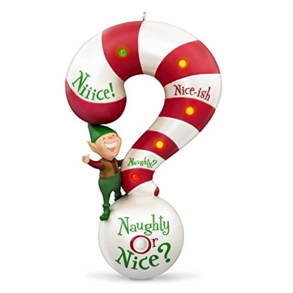 Hallmark Keepsake 2017 Naughty or Nice? Meter Sound and Light Christmas Ornament
